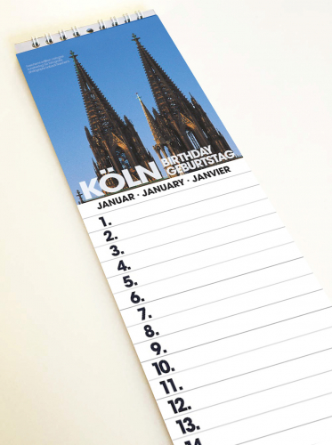 KÖLN - COLOGNE GEBURTSTAGSPLANER